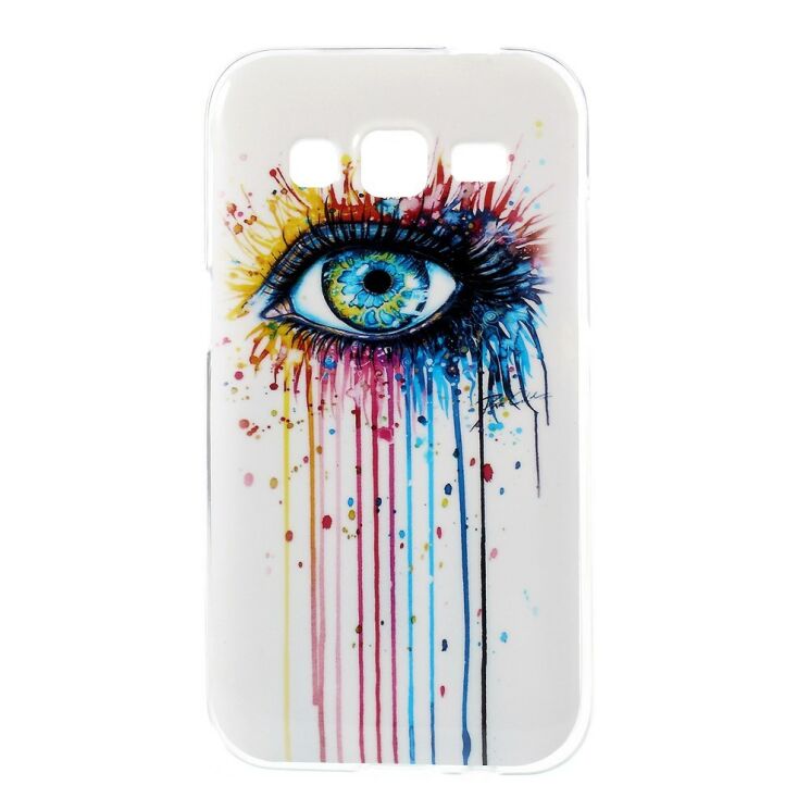Силиконовая накaладка Deexe Life Style для Samsung Galaxy Core Prime (G360/361) - Eyes: фото 1 з 6