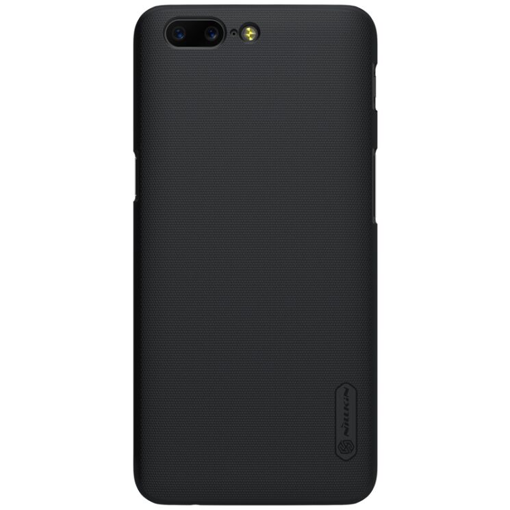 Пластиковый чехол NILLKIN Frosted Shield для OnePlus 5 - Black: фото 3 из 20