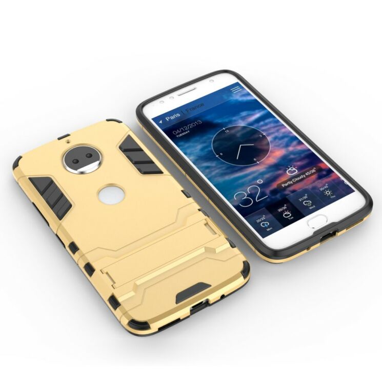 Защитный чехол UniCase Hybrid для Motorola Moto G5s Plus - Gold: фото 5 из 11