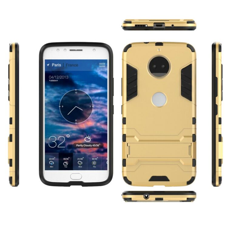 Захисний чохол UniCase Hybrid для Motorola Moto G5s Plus - Gold: фото 3 з 11