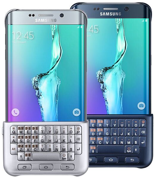Чехол-клавиатура для Samsung Galaxy S6 edge+ (EJ-CG928RSEGRU) - Silver: фото 9 из 12