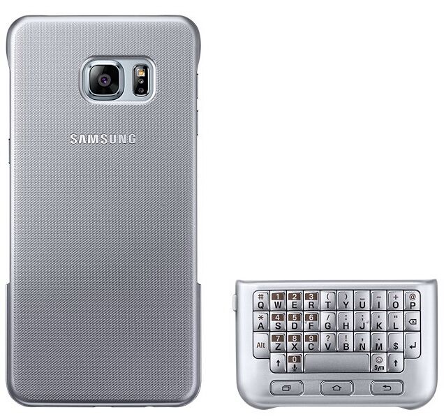 Чохол-клавіатура для Samsung Galaxy S6 edge+ (EJ-CG928RSEGRU) - Silver: фото 4 з 12