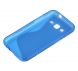 Силиконовая накладка Deexe S Line для Samsung Galaxy Grand Prime (G530/531) - Blue (100304L). Фото 6 из 7