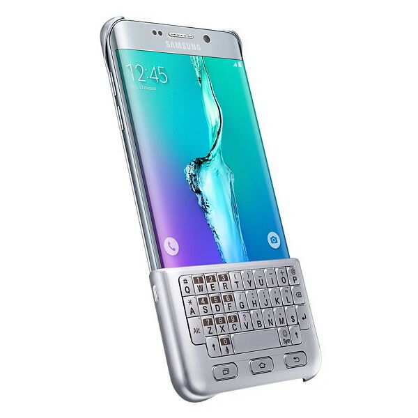 Чехол-клавиатура для Samsung Galaxy S6 edge+ (EJ-CG928RSEGRU) - Silver: фото 6 из 12