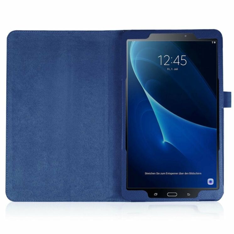 Чехол Deexe Book Type для Samsung Galaxy Tab A 10.1 (T580/585) - Dark Blue: фото 5 из 6