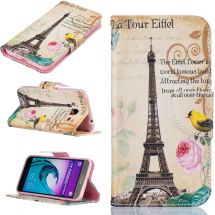 Чохол-книжка Deexe Color Wallet для Samsung Galaxy J3 (2016) - Eiffel Tower: фото 1 з 8
