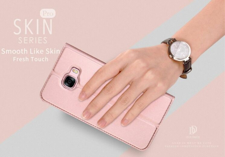 Чохол-книжка DUX DUCIS Skin Pro для Samsung Galaxy A7 2017 (A720) - Rose Gold: фото 10 з 17