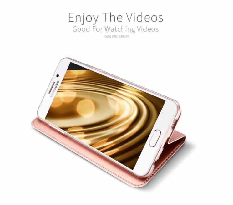 Чохол-книжка DUX DUCIS Skin Pro для Samsung Galaxy A7 2017 (A720) - Rose Gold: фото 16 з 17