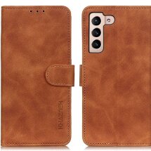 Чохол-книжка KHAZNEH Retro Wallet для Samsung Galaxy S22 (S901) - Brown: фото 1 з 10