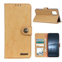 Чехол-книжка KHAZNEH Leather Wallet для Xiaomi Mi 10T / Mi 10T Pro - Khaki: фото 1 из 10
