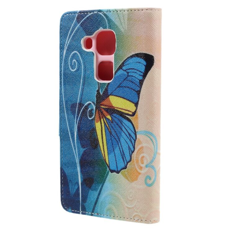 Чехол-книжка UniCase Color для Huawei Nova Plus - Blue Butterfly: фото 2 из 10