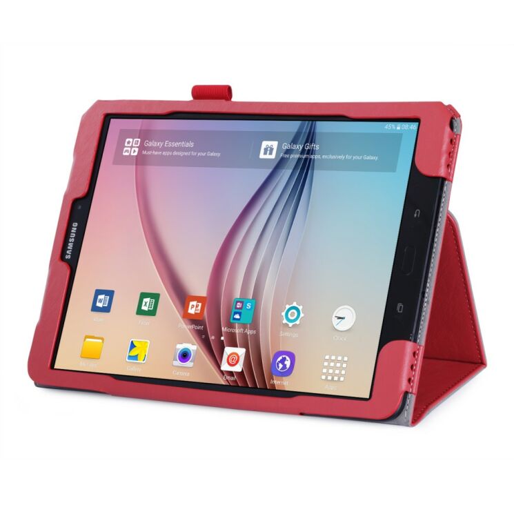 Чохол UniCase Book Style для Samsung Galaxy Tab S3 9.7 (T820/825) - Red: фото 5 з 7