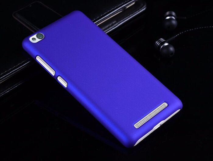 Пластиковый чехол Deexe Hard Shell для Xiaomi Redmi 3 - Dark Blue: фото 1 из 2