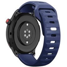 Ремінець Deexe Dot Texture для годинників з шириною кріплення 22 мм - Midnight Blue: фото 1 з 7