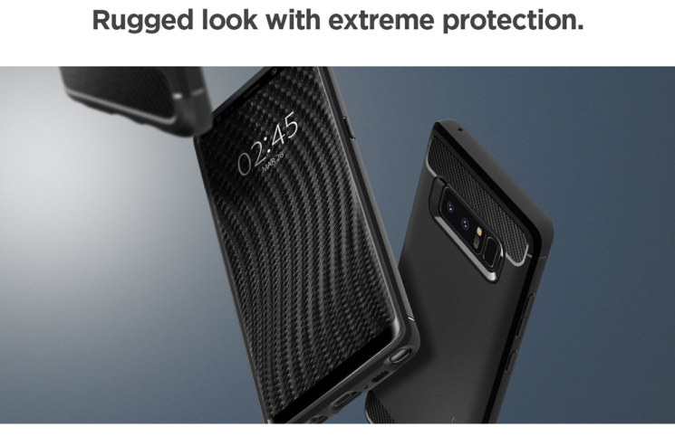Захисна накладка Spigen SGP Rugged Armor для Samsung Galaxy Note 8 (N950): фото 10 з 12