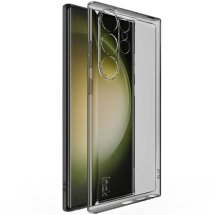 Силиконовый чехол IMAK UX-5 Series для Samsung Galaxy S23 Ultra (S918) - Transparent Black: фото 1 из 12