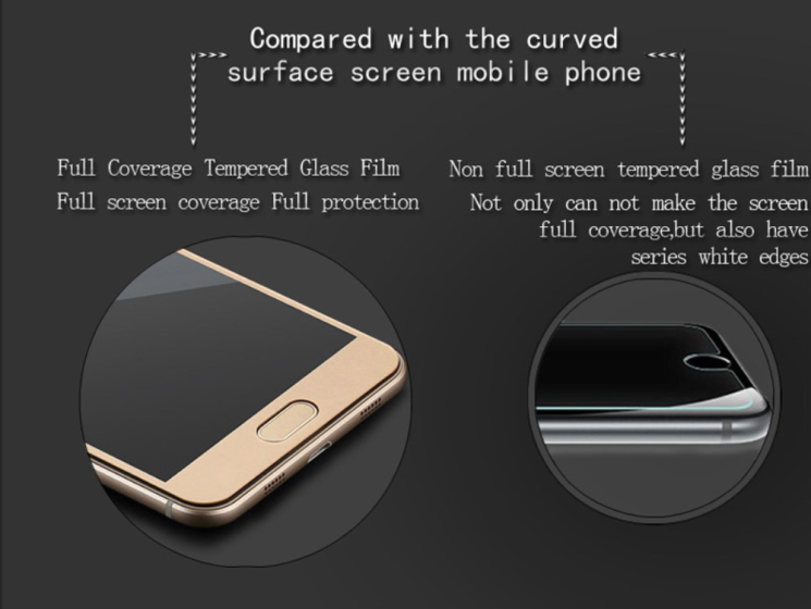 Защитное стекло IMAK Full Protect для Xiaomi Redmi Note 4X - Gold: фото 5 из 10