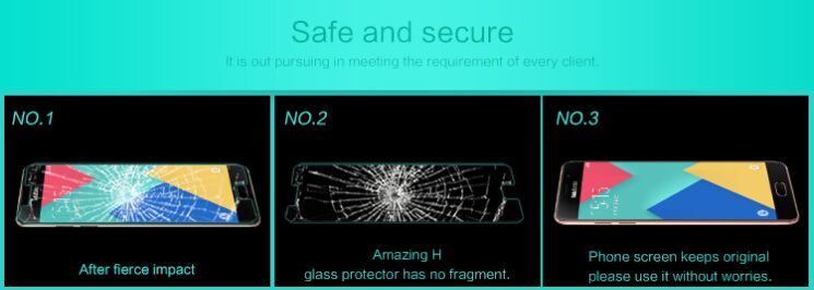 Защитное стекло NILLKIN Amazing H для Samsung Galaxy A5 (2016): фото 8 из 10