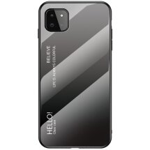 Захисний чохол Deexe Gradient Color для Samsung Galaxy A22 5G (A226) - Black / Grey: фото 1 з 10