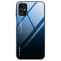 Защитный чехол Deexe Gradient Color для Samsung Galaxy M31s (M317) - Black / Blue: фото 1 из 14