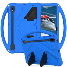 Защитный чехол Deexe KickStand Cover для Samsung Galaxy Tab S7 FE / S7 Plus / S8 Plus (T730/736/800/806/970/975) - Blue: фото 1 из 5