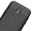 Защитный чехол Deexe Leather Cover для Samsung Galaxy J3 2017 (J330) - Black (123629B). Фото 4 из 8