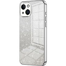Защитный чехол Deexe Sparkles Cover для Apple iPhone 14 - Silver: фото 1 из 7