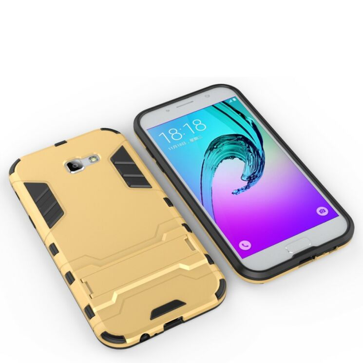Защитный чехол UniCase Hybrid для Samsung Galaxy A7 2017 (A720) - Gold: фото 3 из 7