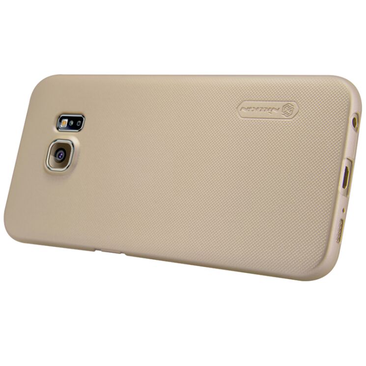 Пластиковая накладка NILLKIN Frosted Shield для Samsung Galaxy S6 edge (G925) - Gold: фото 5 из 16