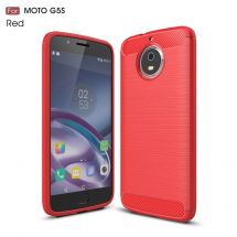 Захисний чохол UniCase Carbon для Motorola Moto G5s - Red: фото 1 з 11