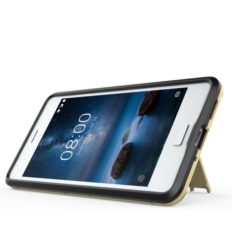 Захисний чохол UniCase Hybrid для Nokia 8 - Gold: фото 3 з 7