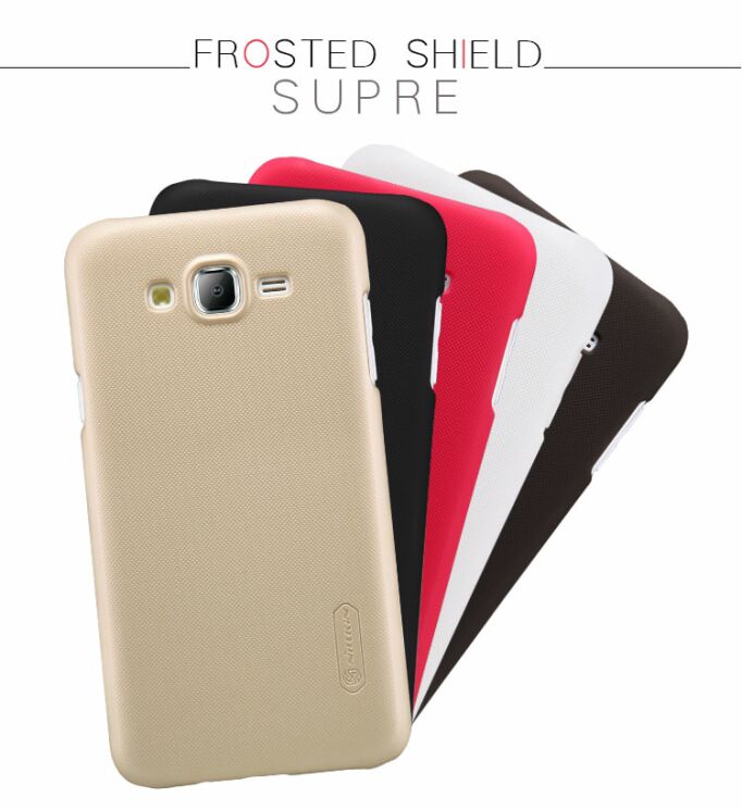 Пластиковая накладка NILLKIN Frosted Shield для Samsung Galaxy J7 (J700) - Black: фото 8 з 14