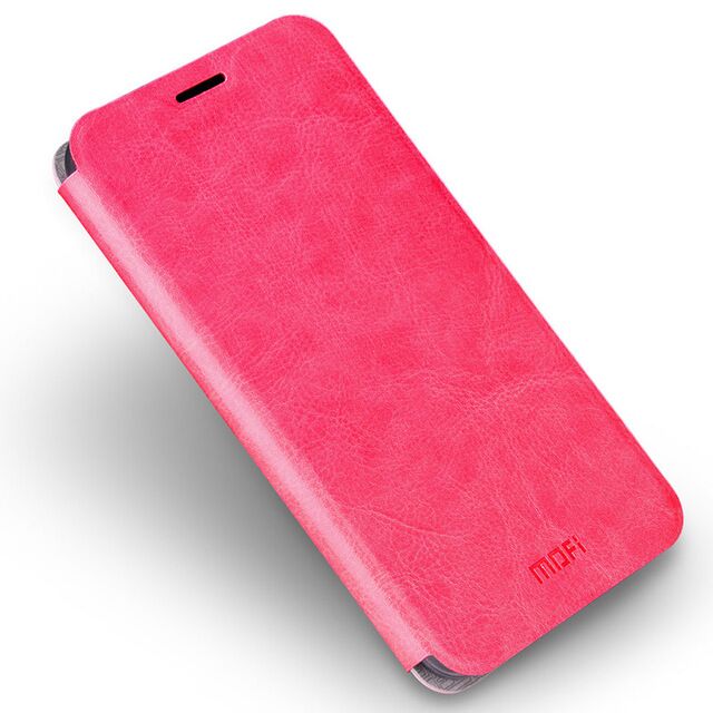 Чехол-книжка MOFI Rui Series для Xiaomi Redmi Note 4X - Pink: фото 1 из 9