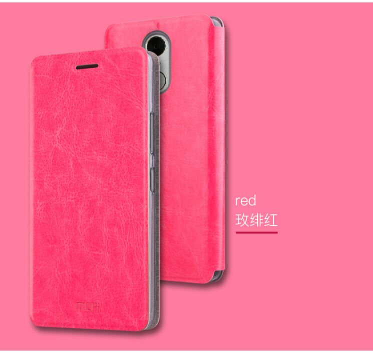 Чохол-книжка MOFI Rui Series для Xiaomi Redmi Note 4X - Pink: фото 2 з 9