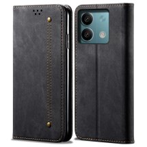 Чохол-книжка UniCase Jeans Wallet для Xiaomi Redmi Note 13 5G - Black: фото 1 з 6