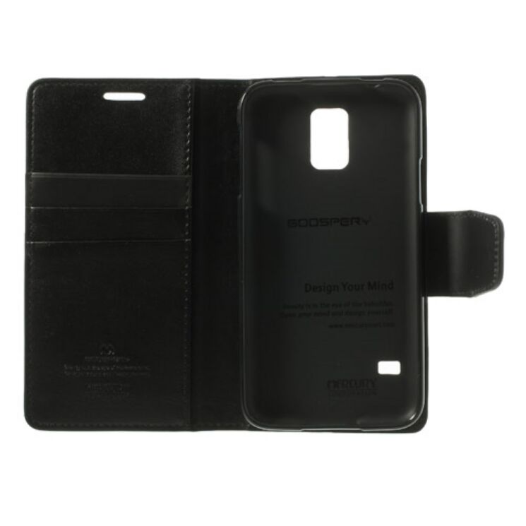 Чохол Mercury Sonata Diary для Samsung Galaxy S5 (G900) - Black: фото 10 з 11