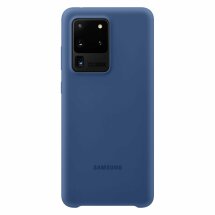 Чехол Silicone Cover для Samsung Galaxy S20 Ultra (G988) EF-PG988TNEGRU - Navy: фото 1 из 3