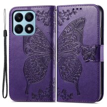 Чехол UniCase Butterfly Pattern для Honor X8a - Purple: фото 1 из 9