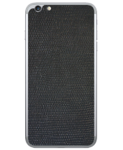 Шкіряна наклейка Glueskin для iPhone 6/6s Plus - Black Suede: фото 1 з 10