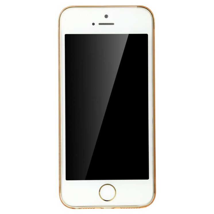 Пластиковый чехол BASEUS Sky Series для iPhone 5/5s/SE - Gold: фото 2 из 8