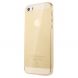 Пластиковый чехол BASEUS Sky Series для iPhone 5/5s/SE - Gold (330130F). Фото 3 из 8