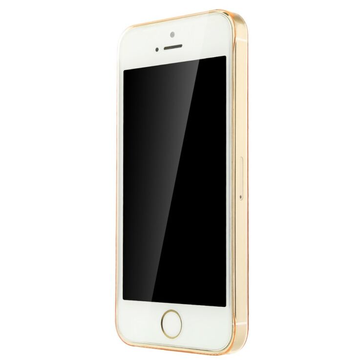 Пластиковый чехол BASEUS Sky Series для iPhone 5/5s/SE - Gold: фото 4 из 8