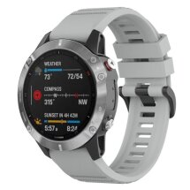 Ремінець Deexe Sport Series для годинників Garmin з кріпленням Quick Fit 22mm - Grey: фото 1 з 2