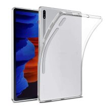 Силіконовий чохол Deexe Silicone Fit для Samsung Galaxy Tab S7 Plus (T970/975) / S8 Plus (T800/806) - Transparent: фото 1 з 6