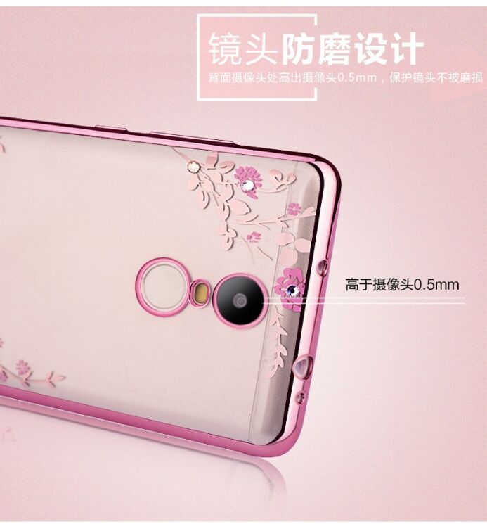 Силіконовий (TPU) чохол Deexe Shiny Cover для Xiaomi Redmi Note 4X - Rose Gold: фото 4 з 5