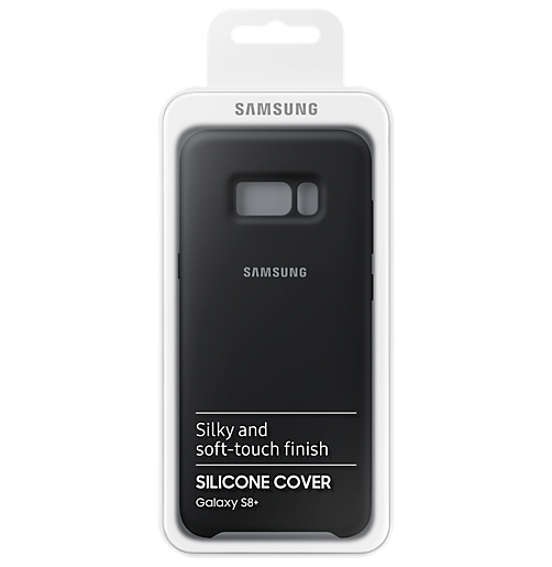 Силиконовый (TPU) чехол Silicone Cover для Samsung Galaxy S8 Plus (G955) EF-PG955TSEGRU - Dark Gray: фото 4 из 4