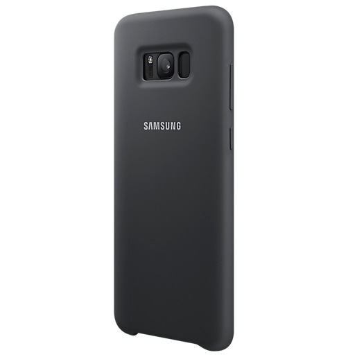Силиконовый (TPU) чехол Silicone Cover для Samsung Galaxy S8 Plus (G955) EF-PG955TSEGRU - Dark Gray: фото 3 из 4