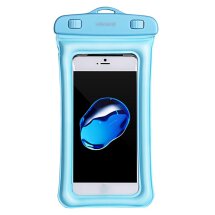 Влагозащитный чехол USAMS YD007 Waterproof для смартфонов с габаритами до 160*80mm - Blue: фото 1 из 9