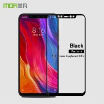 Захисне скло MOFI 9H Full Cover Glass для Xiaomi Mi 8 - Black: фото 1 з 9