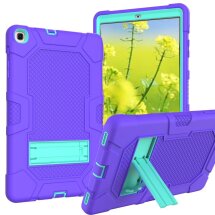 Защитный чехол Deexe Color Kickstand для Samsung Galaxy Tab A 10.1 (2019) - Purple / Mint Green: фото 1 из 5